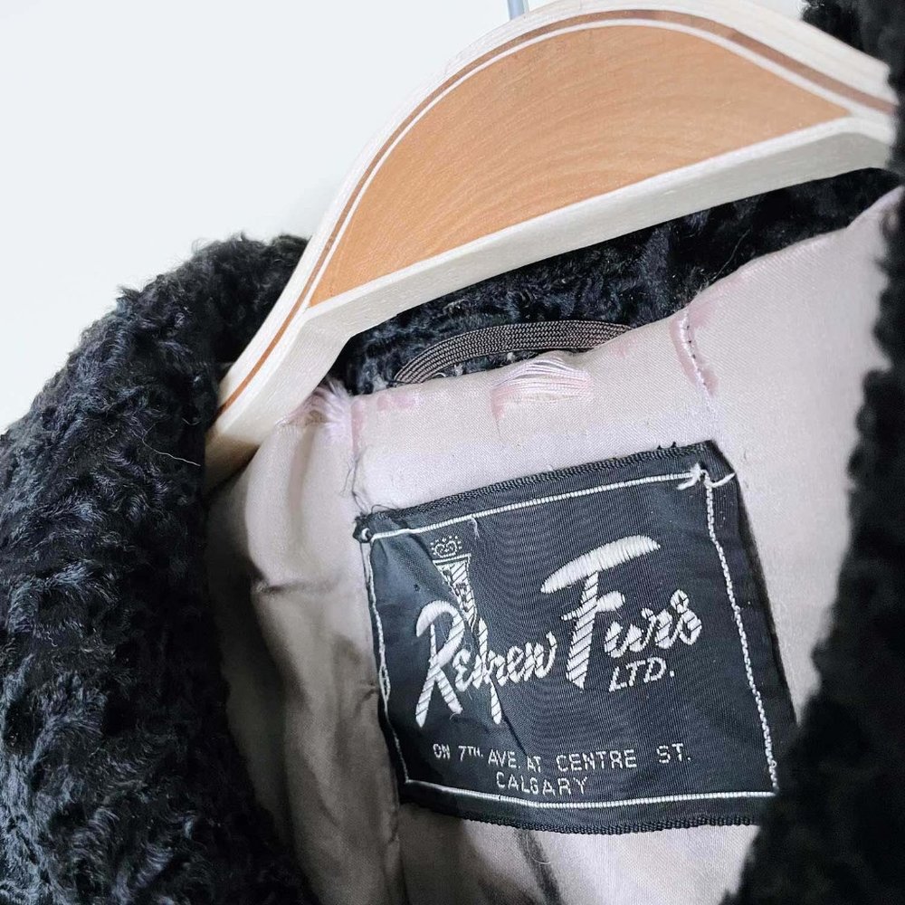 ⚡️SOLD⚡️ vintage fontana persian lamb opera coat - size small - Picture 9 of 10